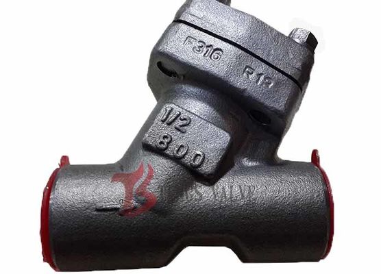 Forged Steel Y Type Strainer High Pressure Small Size Ansi 800LB - 1500LB
