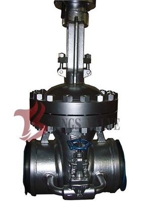 Cast Steel Flex / Solid Wedge Gate Valve With Bypass Valve HF Seal API / DIN Standard