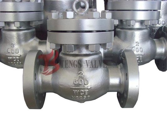 Flanged / Butt Weld Check Valve Swing Type Disc Cast Carbon Steel 600LB