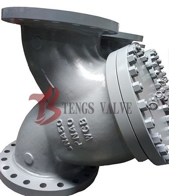 Industrial Y Type Strainer , Din Flanged Y Strainer Cast Steel Pn16 - Pn40