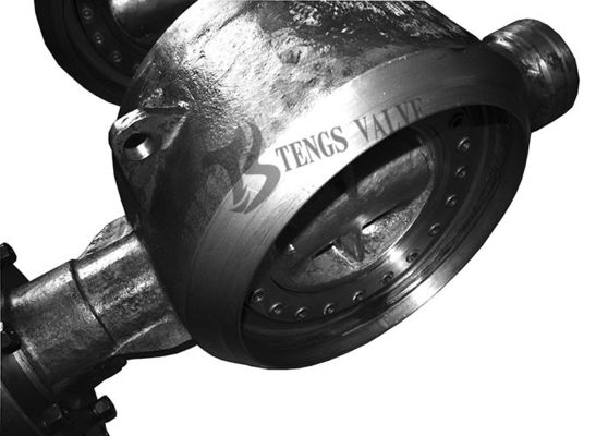 BW Weld End Metal Seal Butterfly Valve BFV Bi - Directional Bubble Tight Shut Off