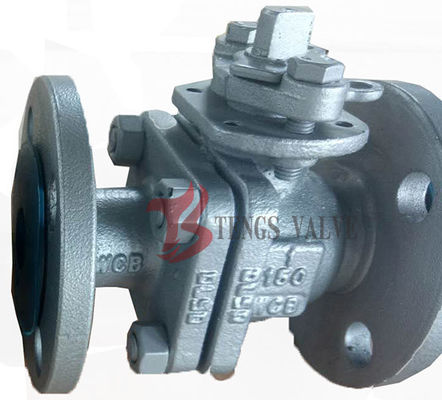 API 6D Soft Seated Ball Valve Cast Steel Floating Type Side Entry Split Body Q41F