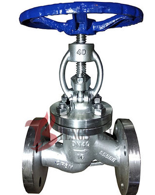 Straight Body Din Globe Valve Metal Seal With Bolted Bonnet Rising Stem